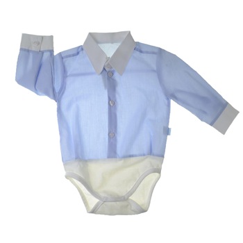 Body elegant pentru baieti Mini Junior KSL-202, Albastru 74 cm Body elegant pentru baieti Mini Junior KSL-202, Albastru 74 cm