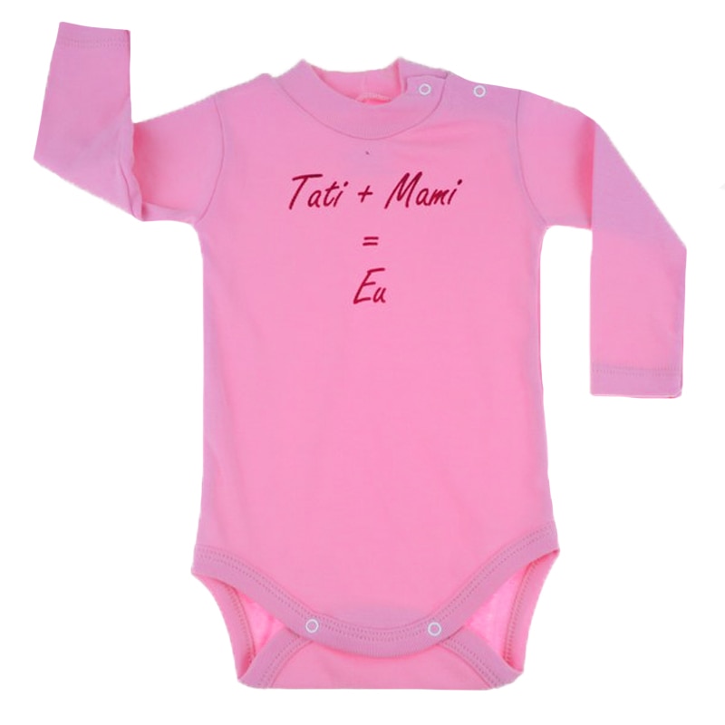 Body cu maneca lunga pentru fete Mini Junior MJ-6RZ-86-cm, Roz 38211