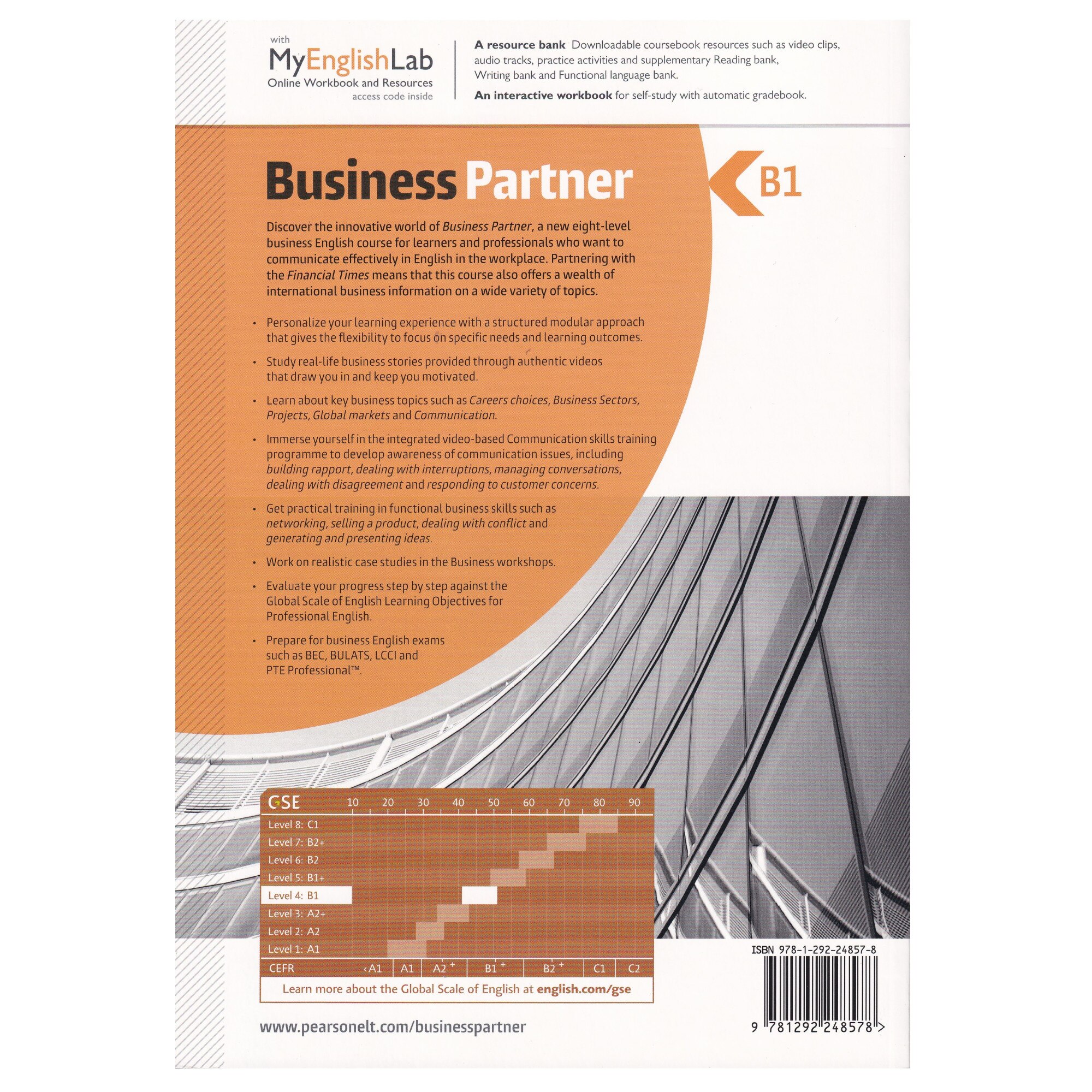 Business　with　Margaret　O'Keeffe,　Evan　Lizzie　Online　MyEnglishLab.　Frendo,　Wright　level,　Partner　B1　Lewis　Ros　Lansford,　Workbook　Student　Resources,　Wright,　Book　and