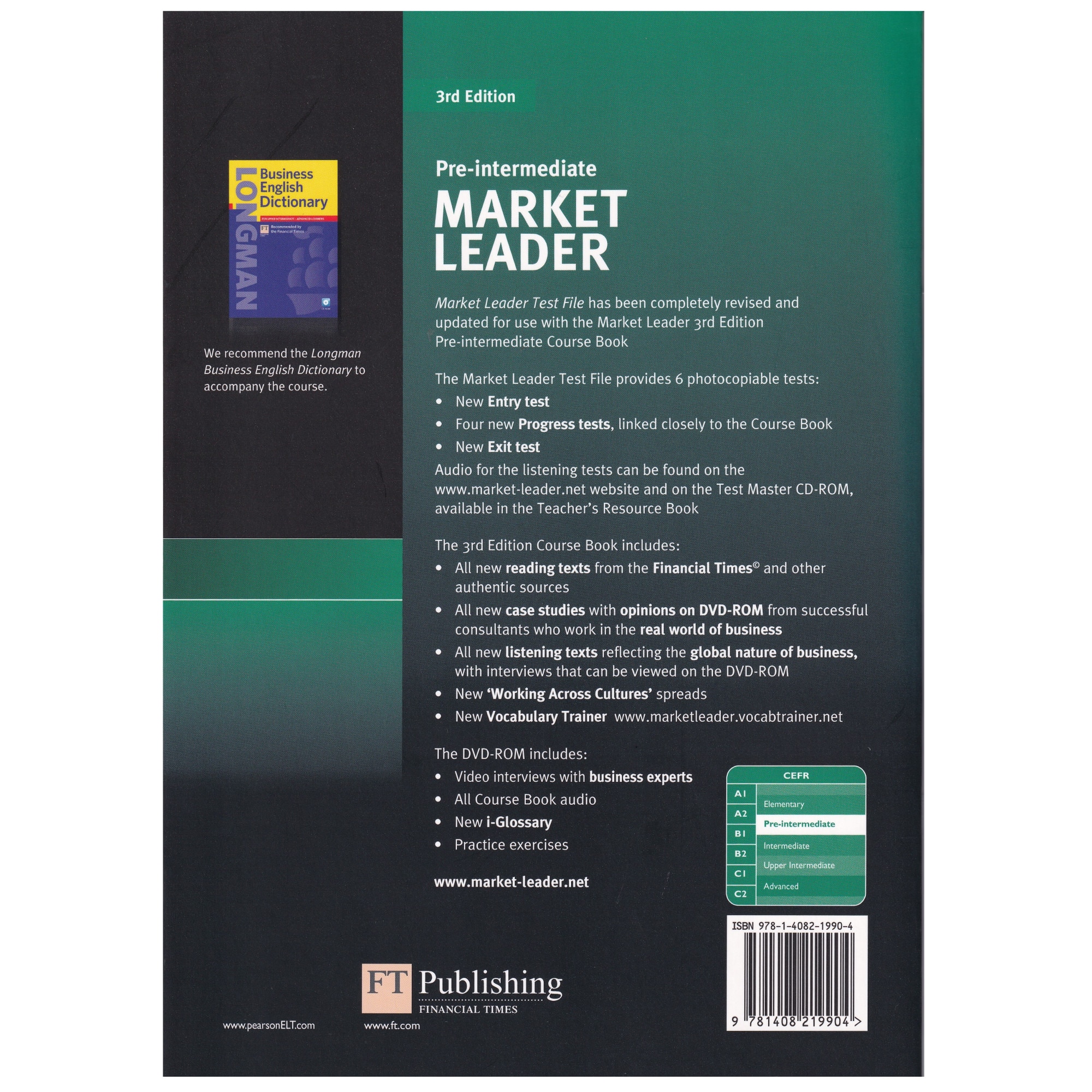 Leader　Market　File,　Lewis　Pre-Intermediate　Test　edition,　3rd　Lansford