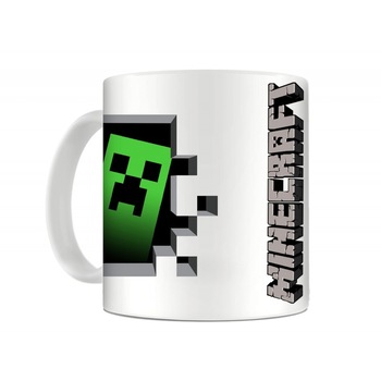 Cana Minecraft Creeper M2, 330ml , mug160, Multicolor Cana Minecraft Creeper M2, 330ml , mug160, Multicolor