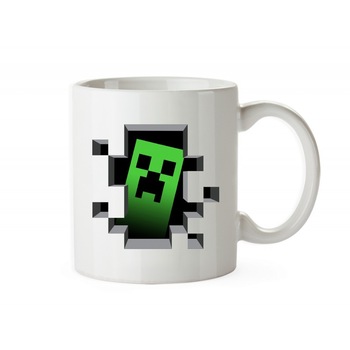 Cana Minecraft Creeper M3, 330ml , mug161, Multicolor Cana Minecraft Creeper M3, 330ml , mug161, Multicolor