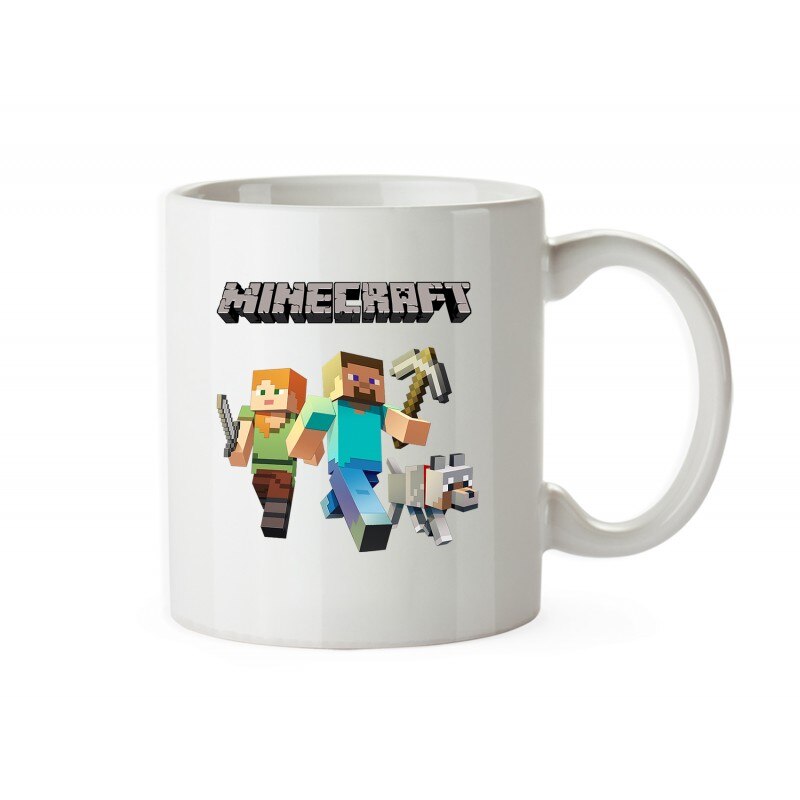 Cana Minecraft Alex and Steve, 330ml , mug162, Multicolor