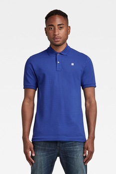 G-Star RAW, Tricou polo slim fit Dunda, Albastru, M G-Star RAW, Tricou polo slim fit Dunda, Albastru, M