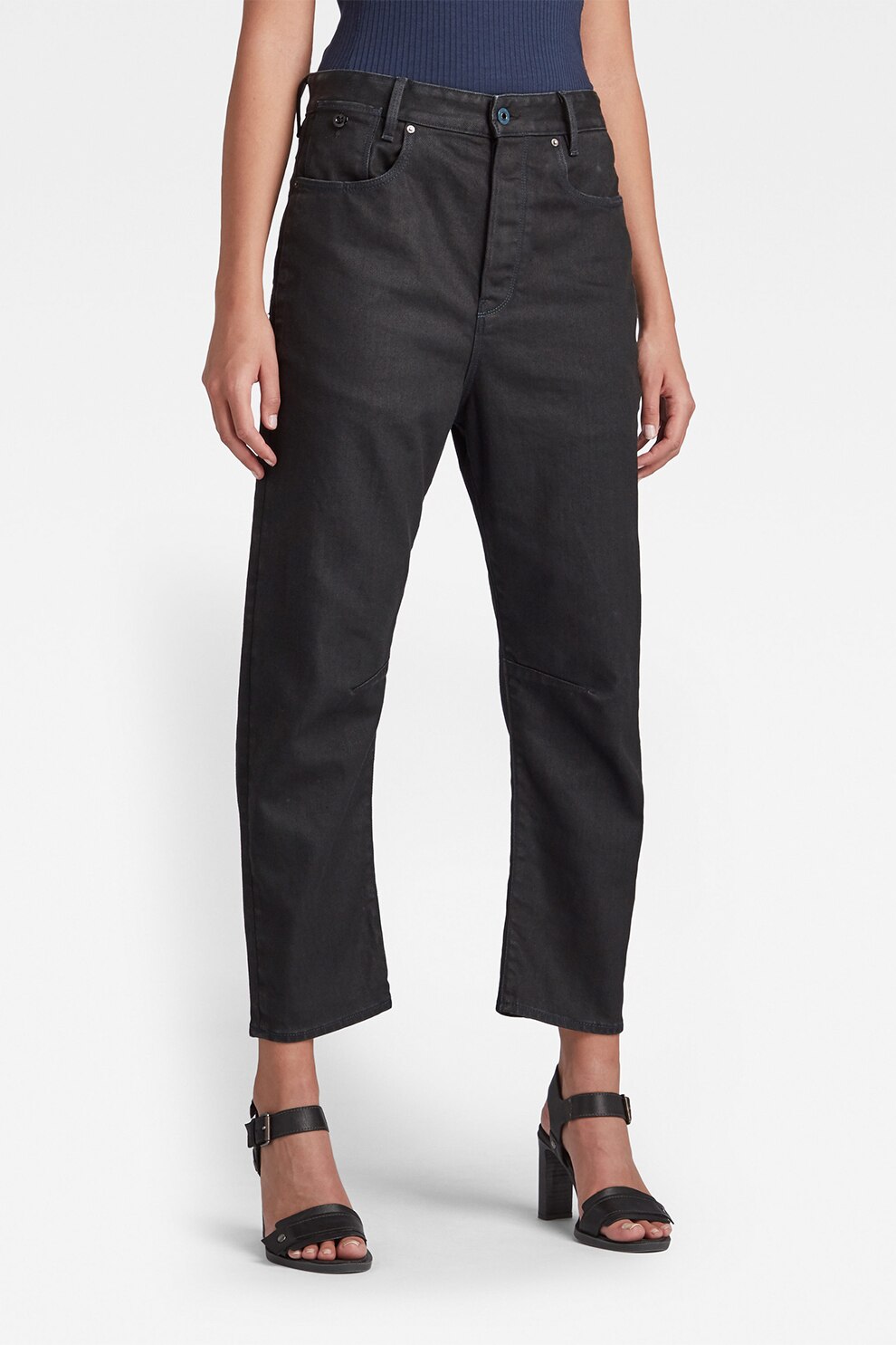 G-Star RAW, Blugi boyfriend crop, Gri inchis