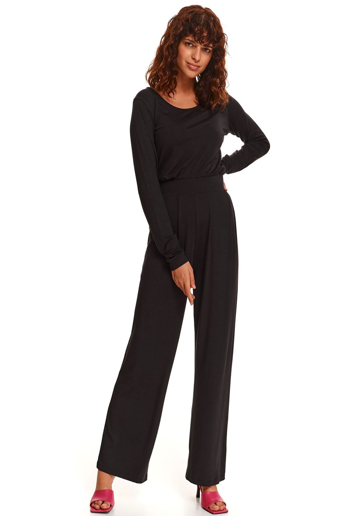 Pantaloni femei, TOP SECRET, SSP3821, Negru