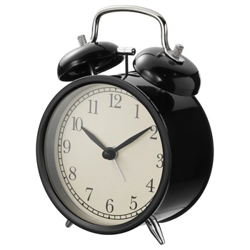 Ceas desteptator de masa cu alarma, mecanism silentios Non-Ticking, cadran negru, 10x14 cm Ceas desteptator de masa cu alarma, mecanism silentios Non-Ticking, cadran negru, 10x14 cm