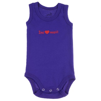 Body tip maiou pentru fete Pifou Model 5 BMF1-M2, Mov 66-70 cm Body tip maiou pentru fete Pifou Model 5 BMF1-M2, Mov 66-70 cm