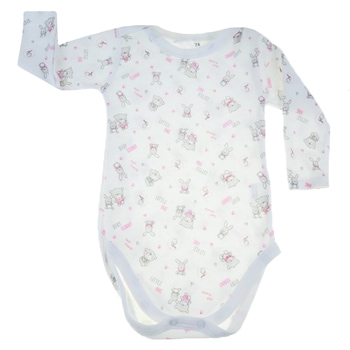 Body cu maneca lunga pentru fete Karen BFK-1A-74-cm, Alb 38214 Body cu maneca lunga pentru fete Karen BFK-1A-74-cm, Alb 38214