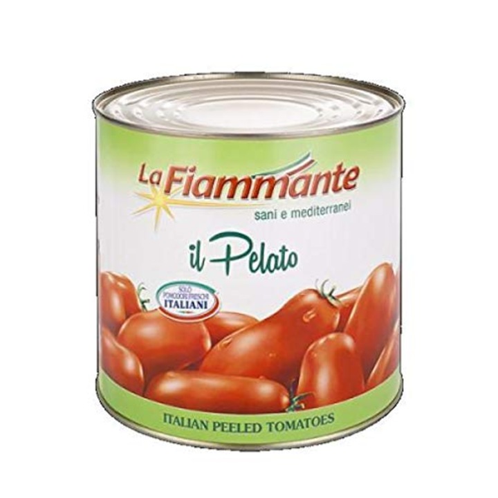 Conserva rosii Intregi decojite La Fiammante con basilico 400gr