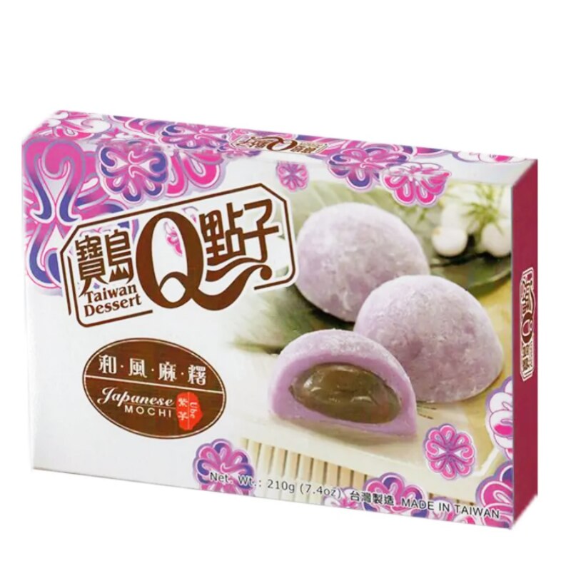 Desert Japonez Mochi, cu Aroma de Cartof Dulce Violet, 210g - eMAG.ro