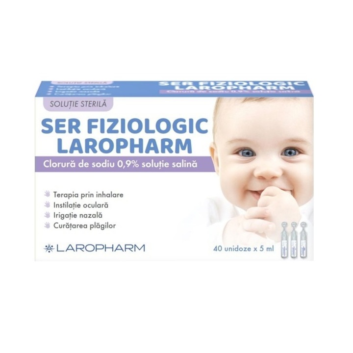 Физиологичен разтвор Laropharm, 40 ед. дози