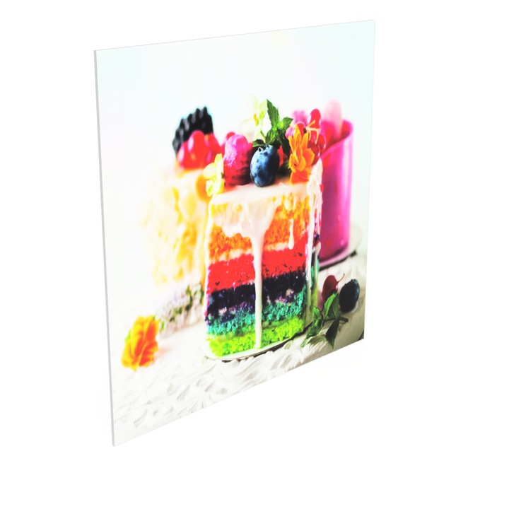 Protectie din sticla pentru perete bucatarie 60x60cm imprimata M4