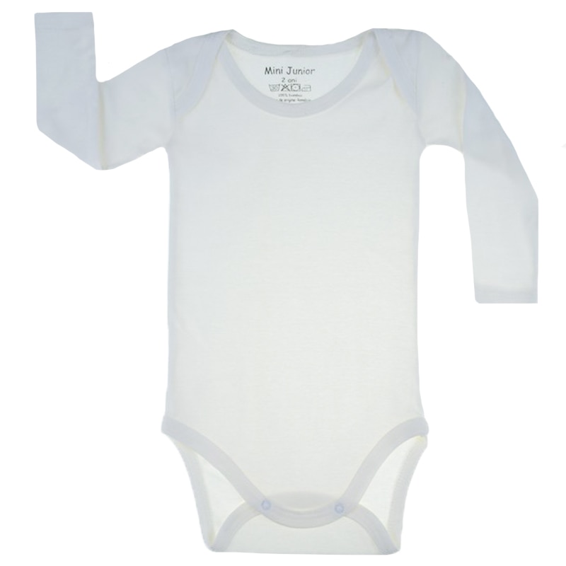 Body cu maneca lunga pentru copii Mini Junior MJ-18C, Crem 92 CM Standard