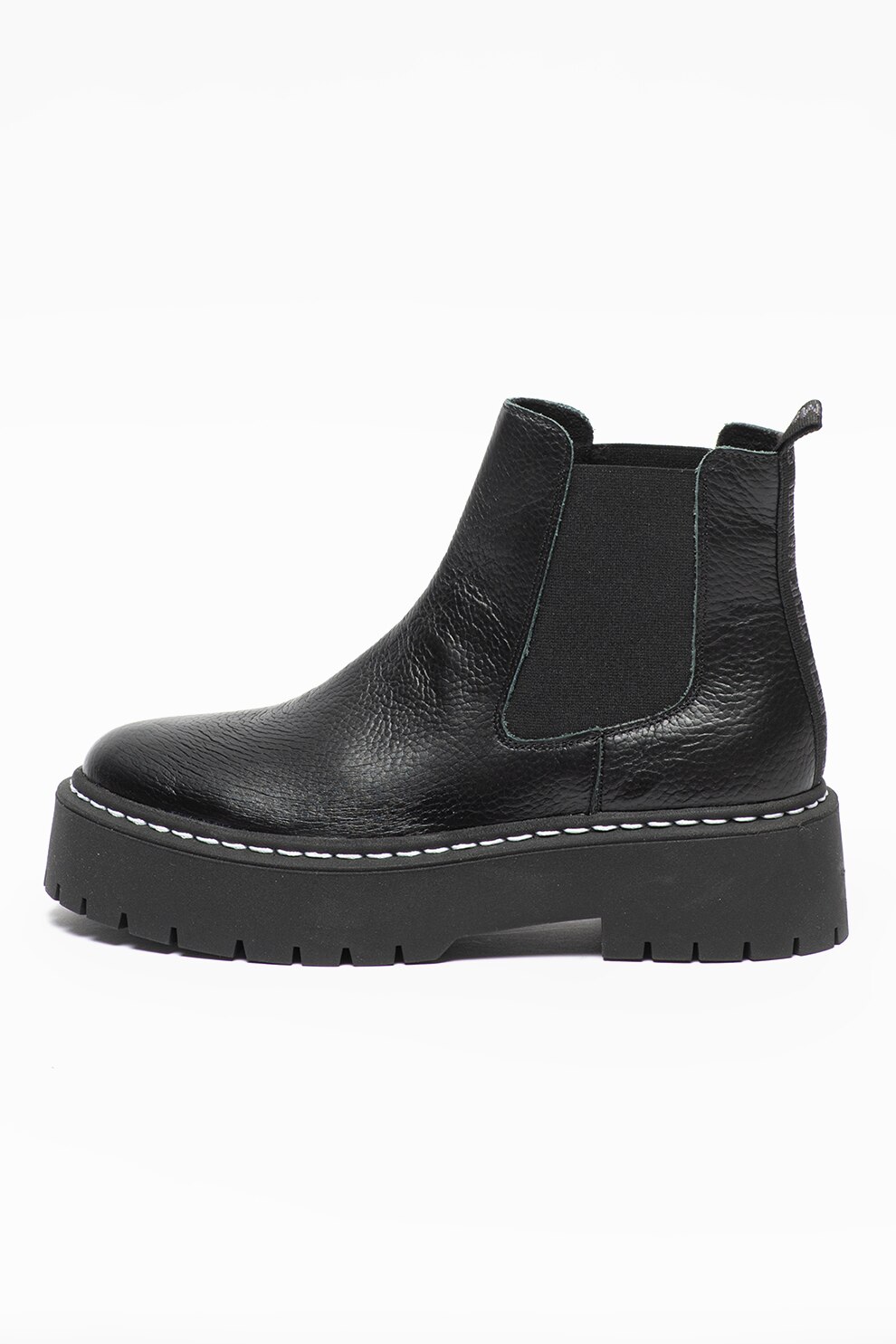 Steve Madden, Ghete Chelsea cu toc masiv Veerly, Negru