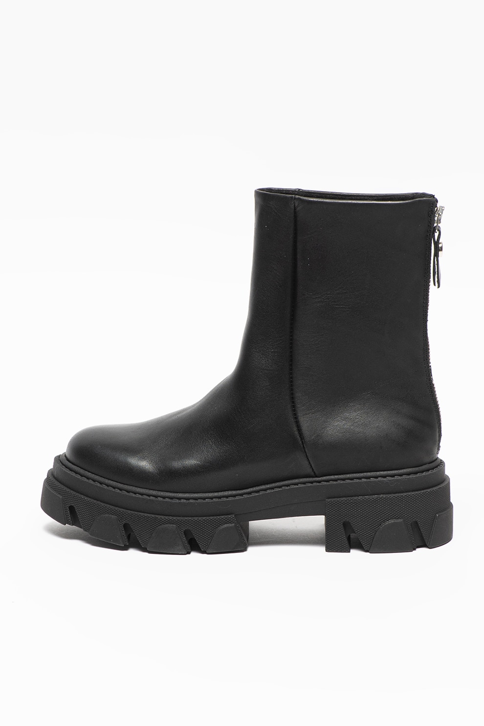 Steve Madden, Ghete din piele cu toc masiv Maryann, Negru