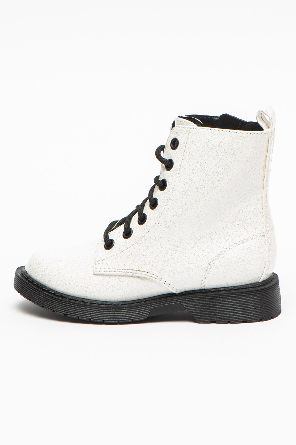 Steve Madden, Ghete de piele ecologica Jdean, Alb