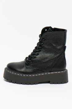 Steve Madden, Bocanci cu talpa masiva Jskyler, Negru Steve Madden, Bocanci cu talpa masiva Jskyler, Negru
