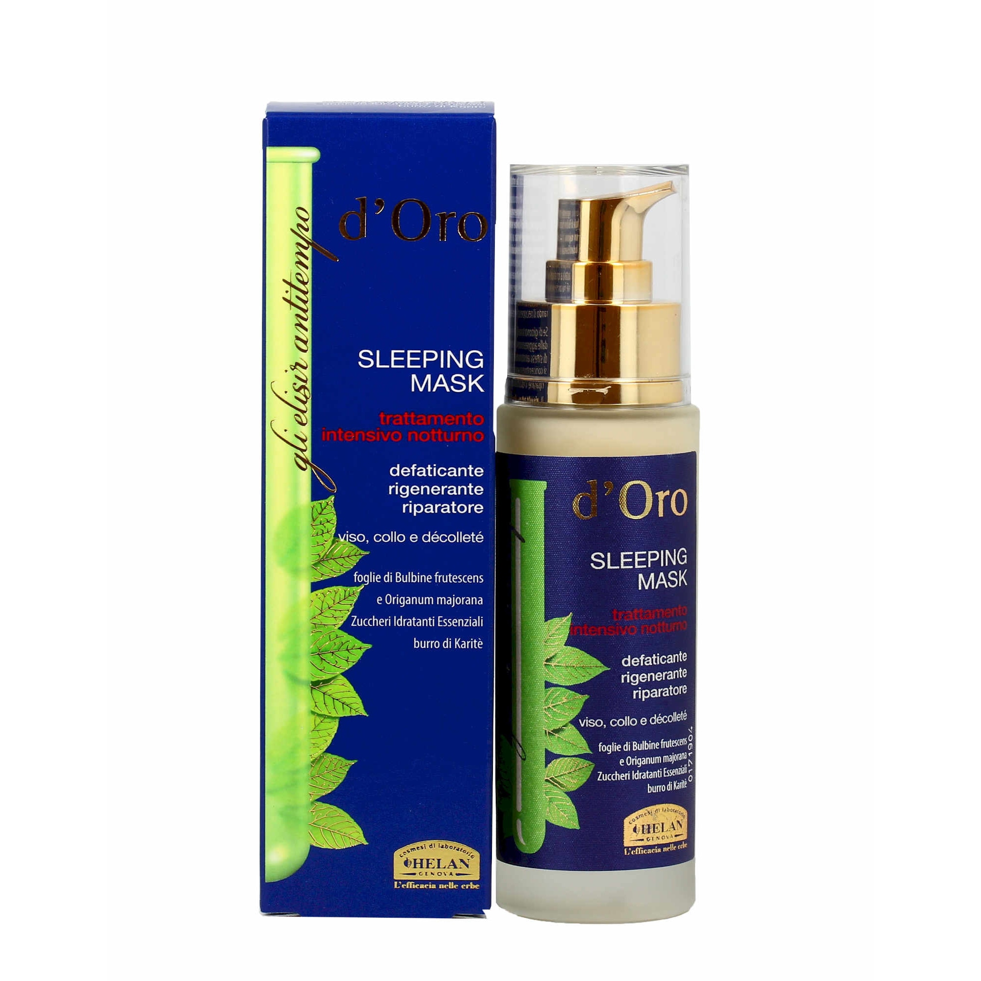 Masca de noapte tratament intensiv Elisir Antitempo d'Oro, Helan, 50ml