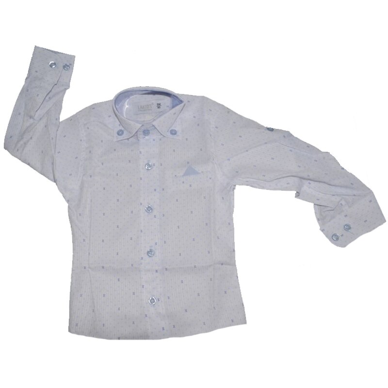 Camasa cu maneca lunga pentru baieti Mini Junior KSL-219C, Alb 37875