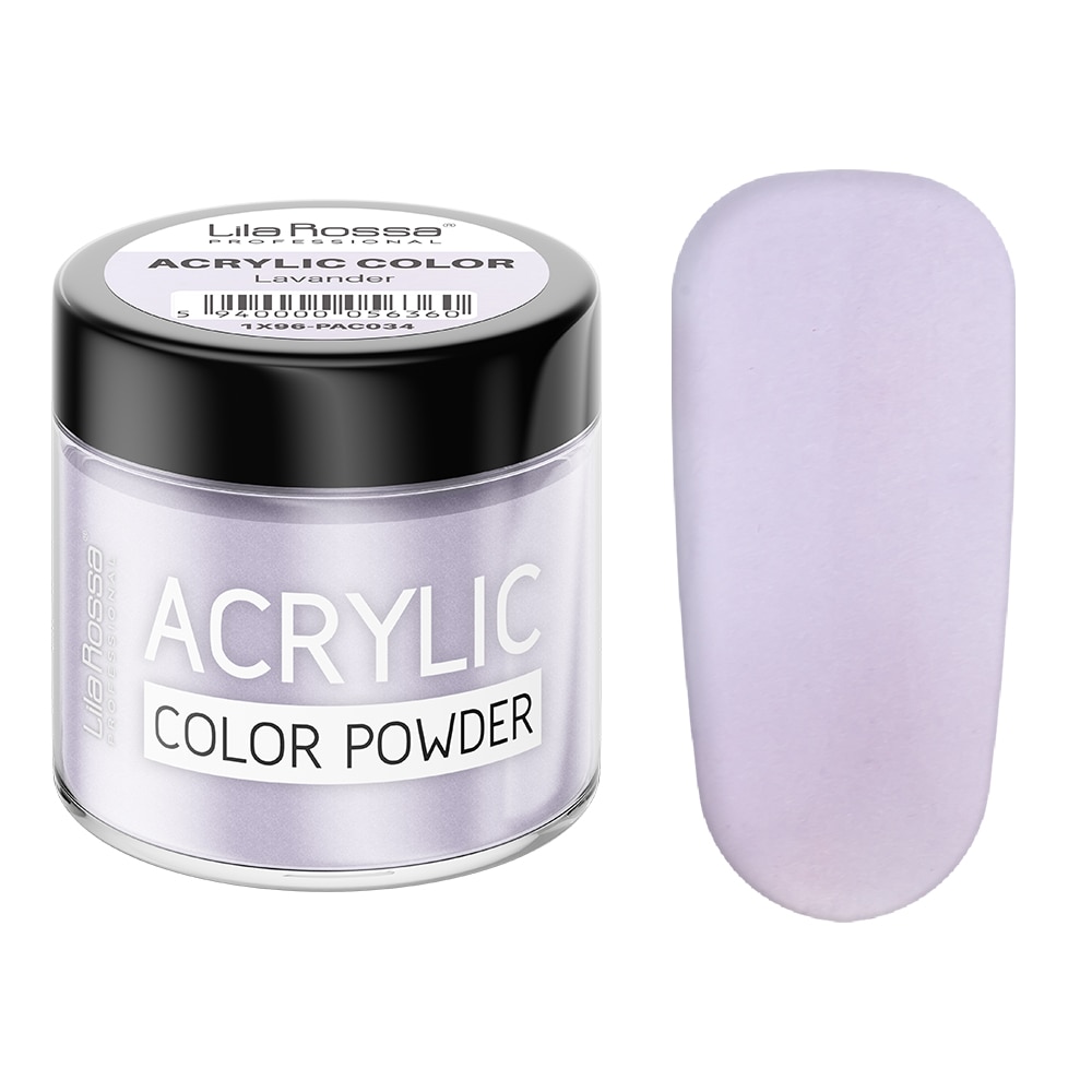 Pudra acrilica color, Lila Rossa, Lavander, 7 g