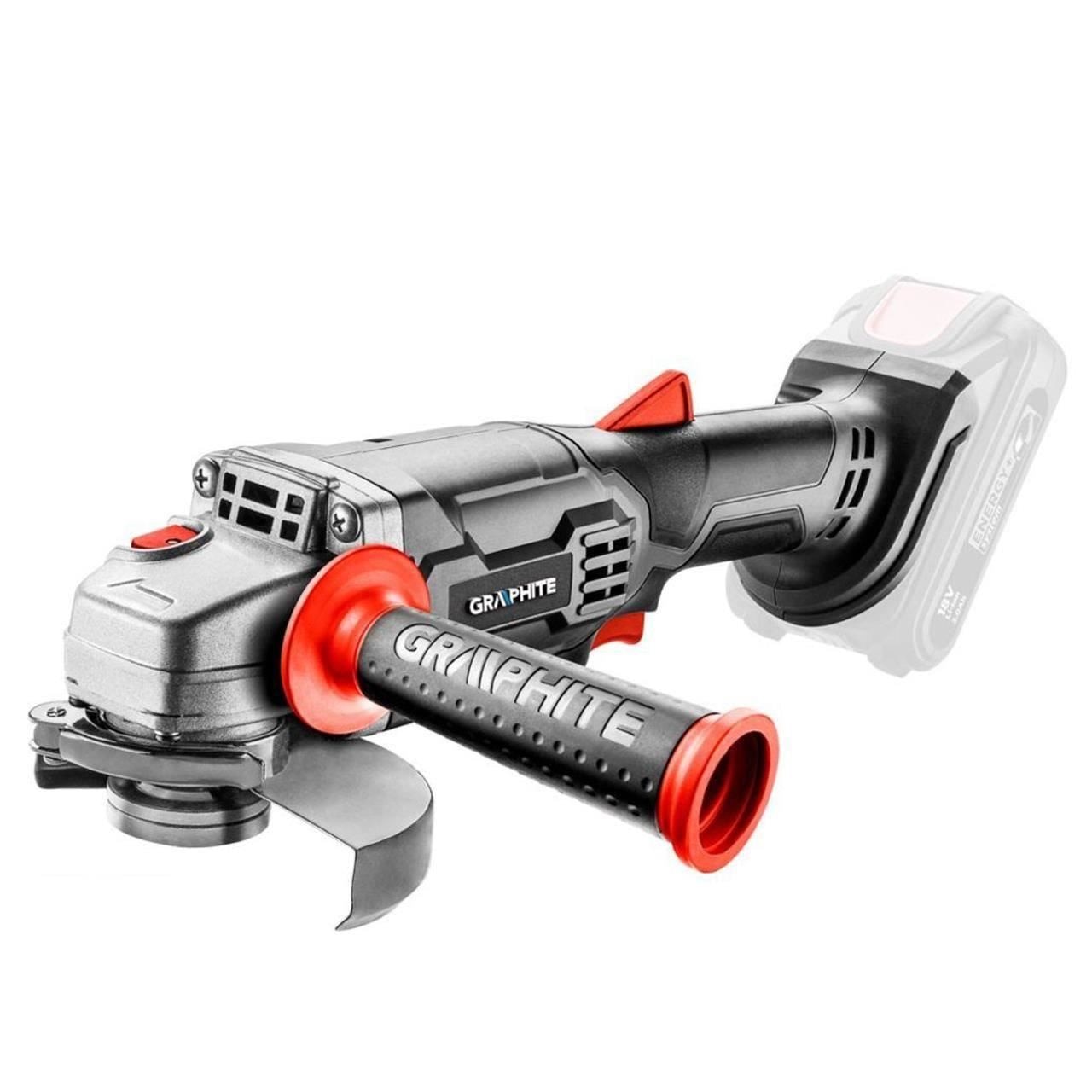 Polizor unghiular, flex, 115 mm pe acumulator 18 V Li-ion, acumulator neinclus, Graphite Energy