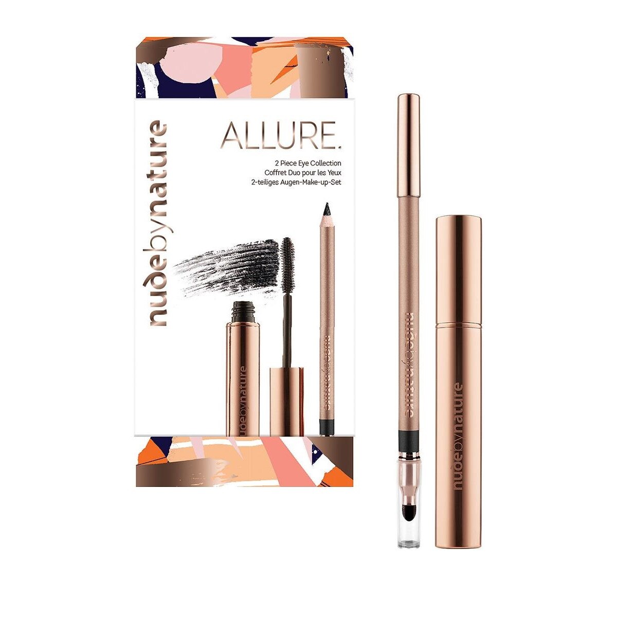Set machiaj Nude By Nature - Natural Allure Eye Kit