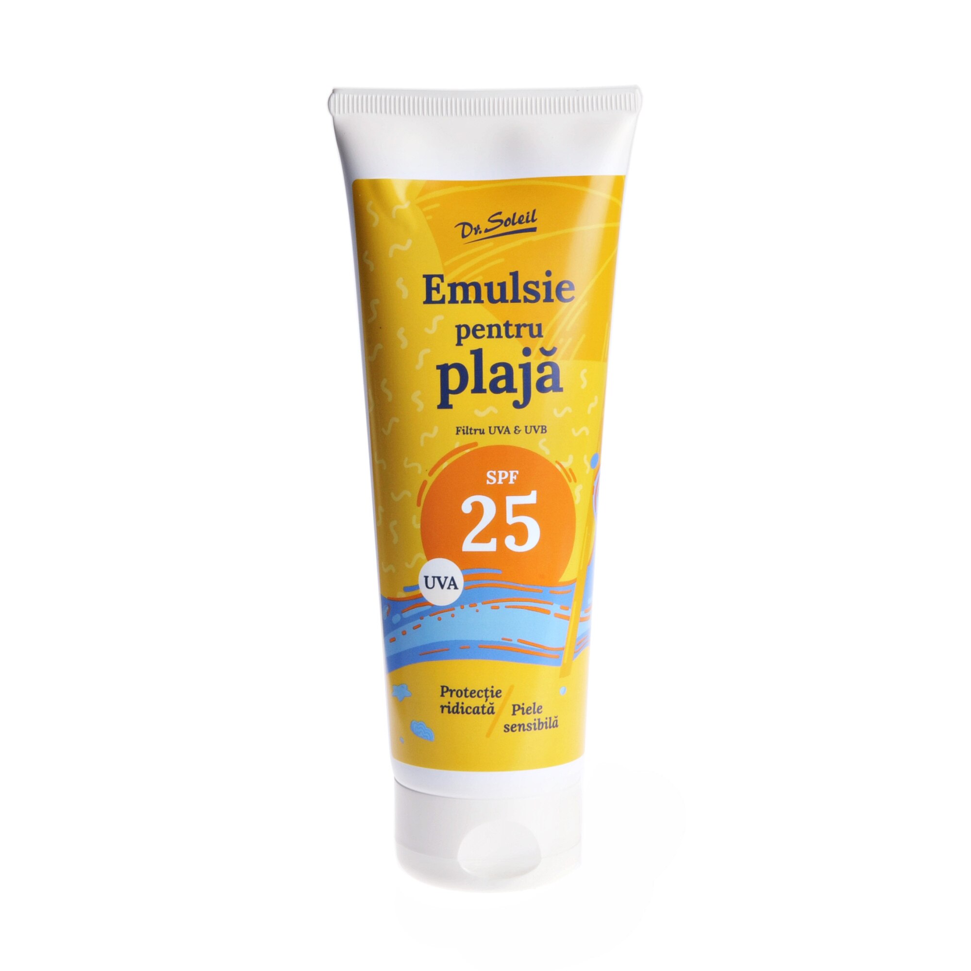 Emulsie pentru plaja Dr. Soleil SPF 25, 250 ml, UVA/UVB