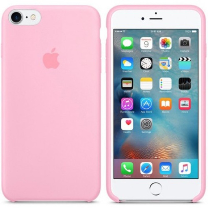 Силиконов Кейс за Apple iPhone SE 2020, Antishock, Светлорозов