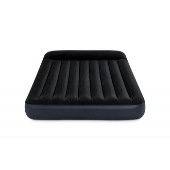 Saltea gonflabila pentru camping, INTEX 64150, 2 locuri, neagra, acoperita cu velur, pompa electrica inclusa, 203 x 152 x 25 cm Saltea gonflabila pentru camping, INTEX 64150, 2 locuri, neagra, acoperita cu velur, pompa electrica inclusa, 203 x 152 x 25 cm