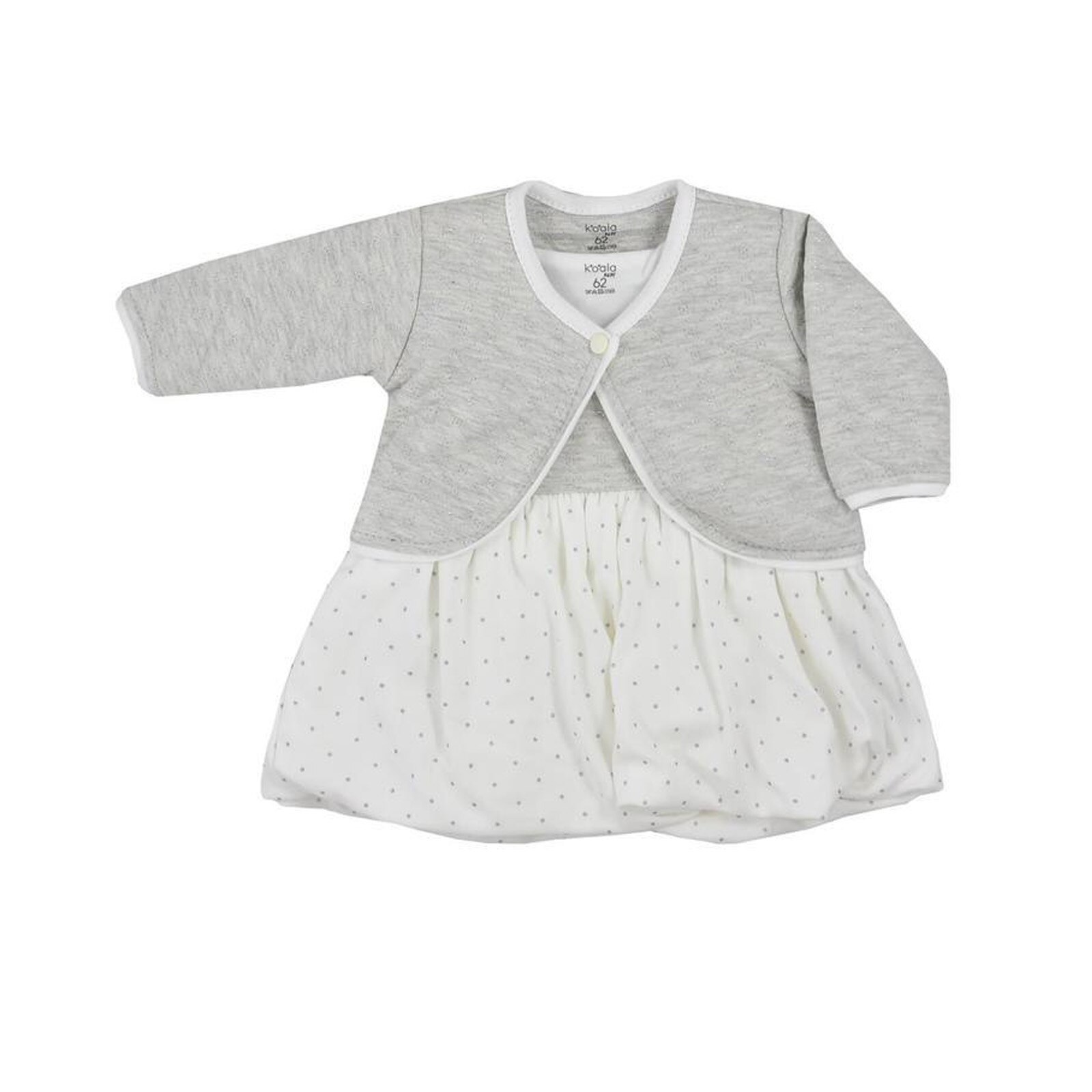 Set 2 piese rochie si bolero pentru fete Koala 08-012, Gri 55875