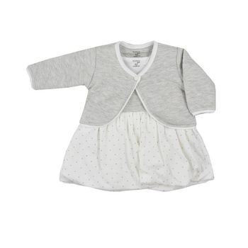 Set 2 piese rochie si bolero pentru fete Koala 08-012, Gri 55875 Set 2 piese rochie si bolero pentru fete Koala 08-012, Gri 55875