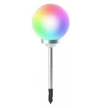 Lampa solara pentru gradina, 4 culori, glob, 30x73 cm Lampa solara pentru gradina, 4 culori, glob, 30x73 cm