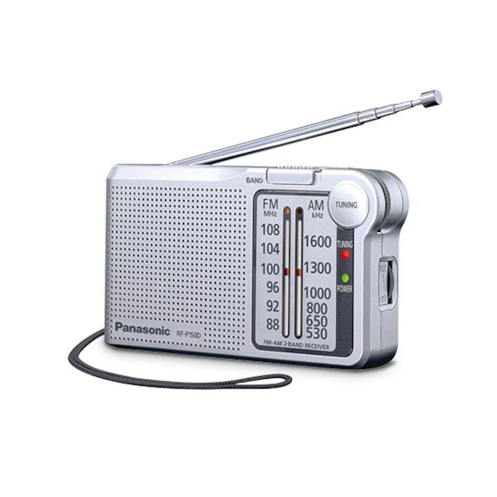 Panasonic RF-P150DEG-S hordozható rádió, ezüst