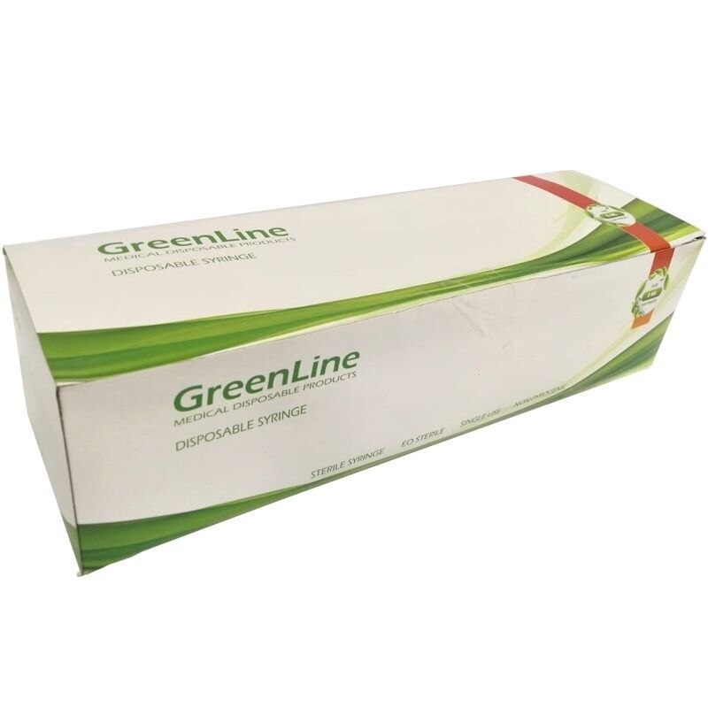 Set seringi Luer-Lock cu ac, Greenline, 50 ml, 25 buc