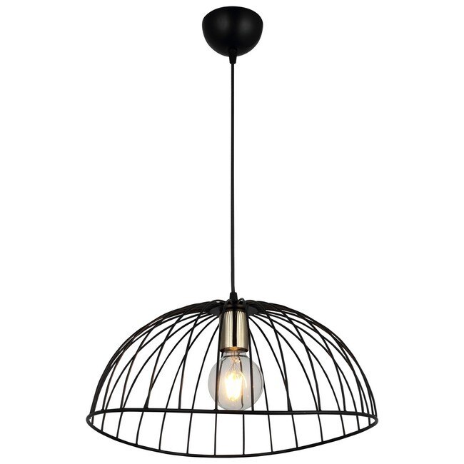 Pendul Homemania, Noma, Metal, 40 x 40 x 110 cm, E27, 40W, Negru