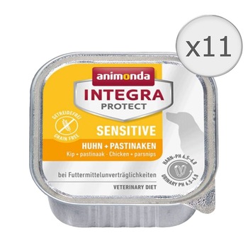 Hrana umeda pentru caini Integra Protect, Sensitive Pui 11 buc x 150g Hrana umeda pentru caini Integra Protect, Sensitive Pui 11 buc x 150g