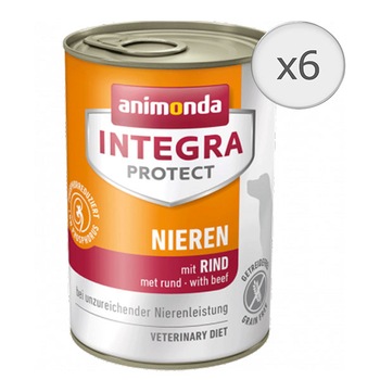 Hrana umeda pentru caini Integra Protect, Renal Vita 6 buc x 400g Hrana umeda pentru caini Integra Protect, Renal Vita 6 buc x 400g