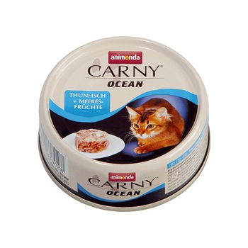 Hrana umeda pentru pisici Animonda Carny, Ocean Ton si Fructe de Marem 12 buc x 80g Hrana umeda pentru pisici Animonda Carny, Ocean Ton si Fructe de Marem 12 buc x 80g