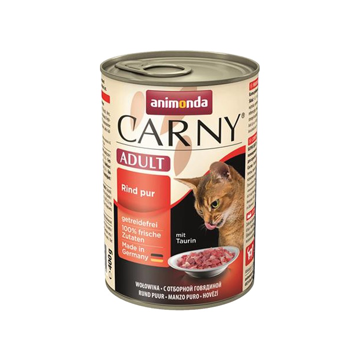 hrana umeda pentru pisici carny adult vita 6 buc x 400g imagen 50_1_
6