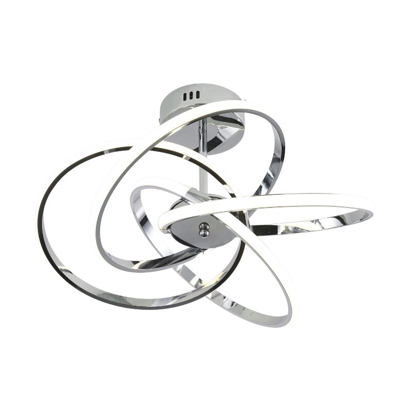 Lustra LED Kaja, Model Candelabru K-8053, ALSTON, 4000K, Argintiu