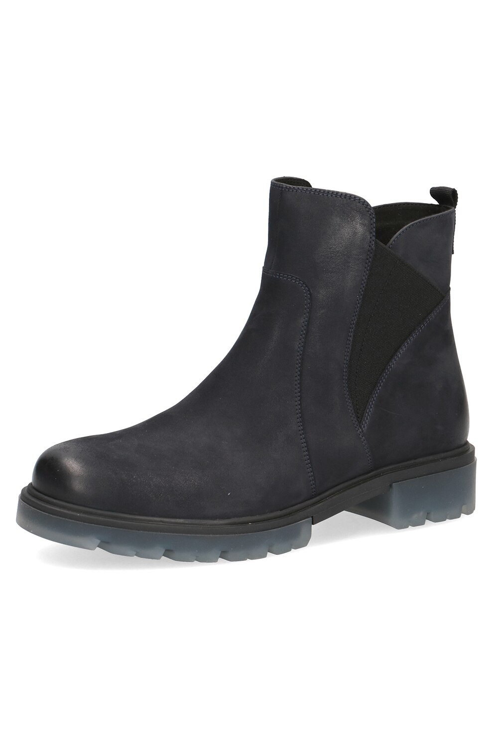 Caprice, Ghete de piele cu banda elastica, Negru stins