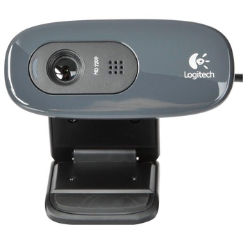 Camera web Logitech, C270, HD, 720p, microfon integrat, Albastru/Negru Camera web Logitech, C270, HD, 720p, microfon integrat, Albastru/Negru