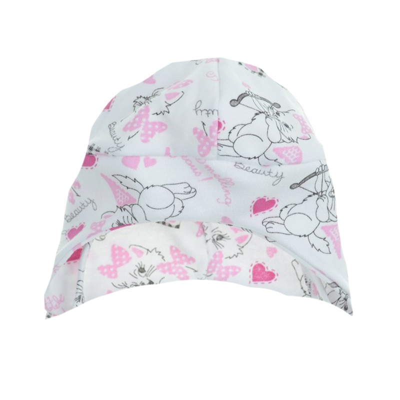 Caciula pentru fete Piticot 04-BBEC-40-cm, Alb 40 CM Standard