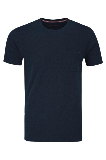 Tricou T-HAZE, Volcano, Bumbac, Albastru marin