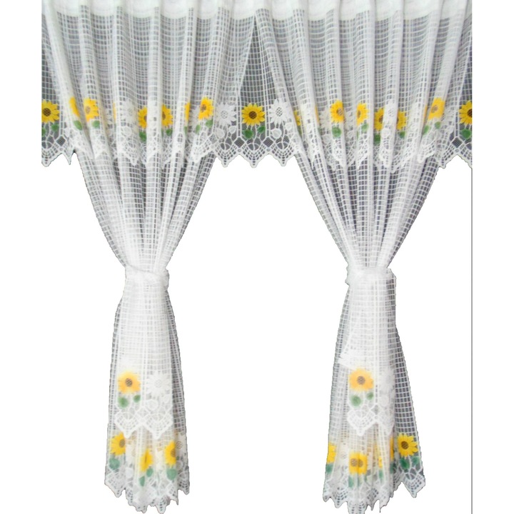 TREI STEJARI Függönykészlet, 200 x 150 cm, fehér, modell 51136