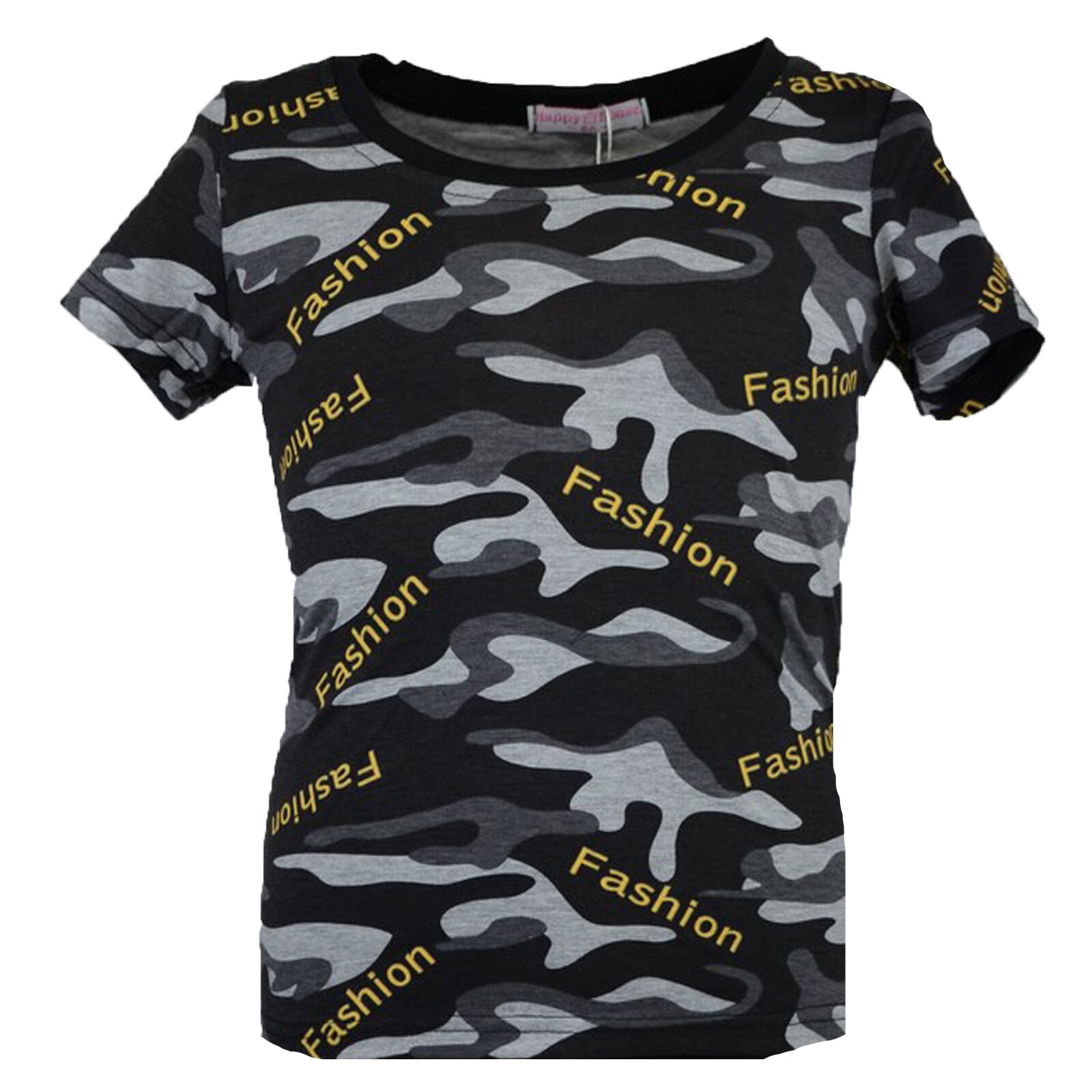 Tricou pentru baieti Happy House CVC-1556-2, Negru 128 cm