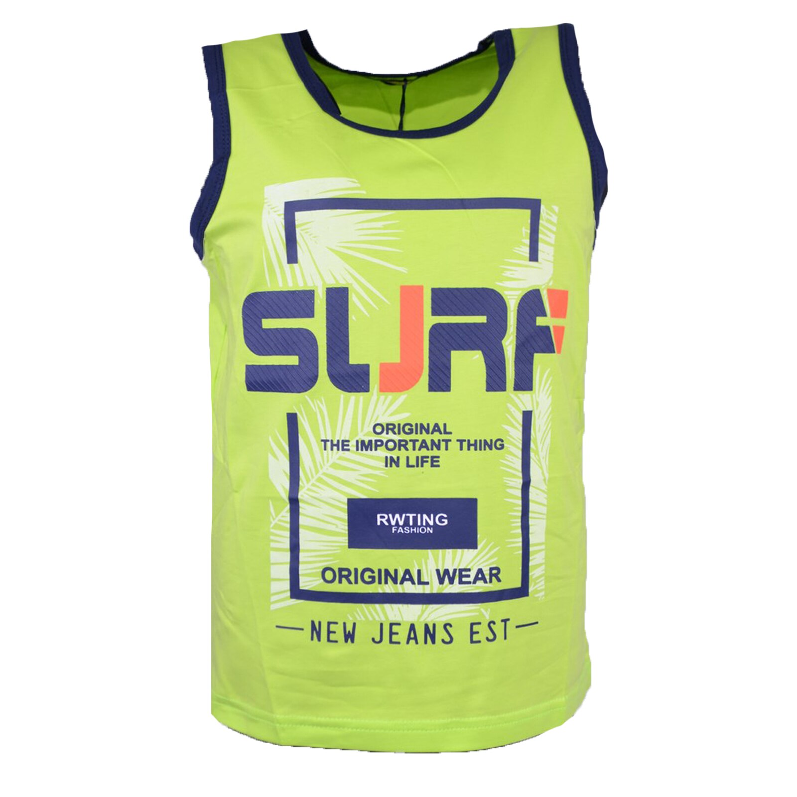 Tricou fara maneci pentru baieti Happy House HB-8230, Verde 122-128 cm