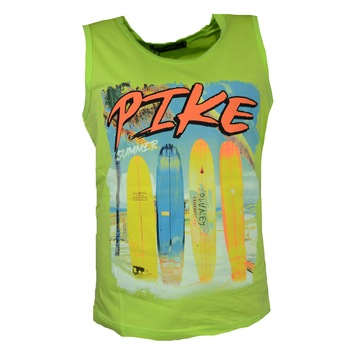 Tricou fara maneci pentru baieti Happy House HB-8228, Verde 122-128 cm Tricou fara maneci pentru baieti Happy House HB-8228, Verde 122-128 cm