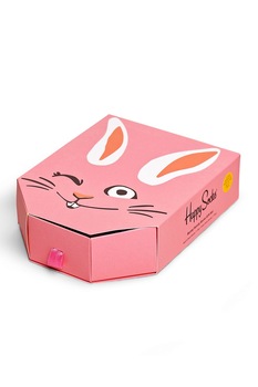 Happy Socks, Cutie-cadou cu sosete cu imprimeu Parent&Child - 2 perechi, Roz/Albastru pastel Happy Socks, Cutie-cadou cu sosete cu imprimeu Parent&Child - 2 perechi, Roz/Albastru pastel